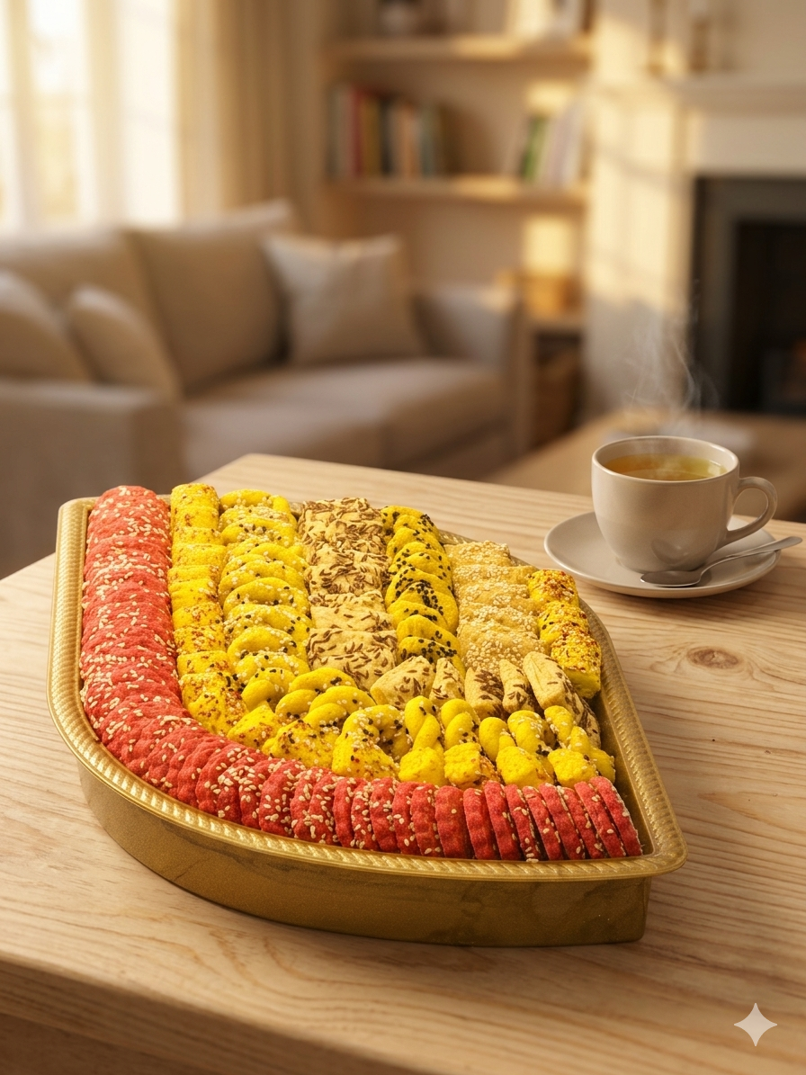 صحن دمعه بسكويت موالح مشكل