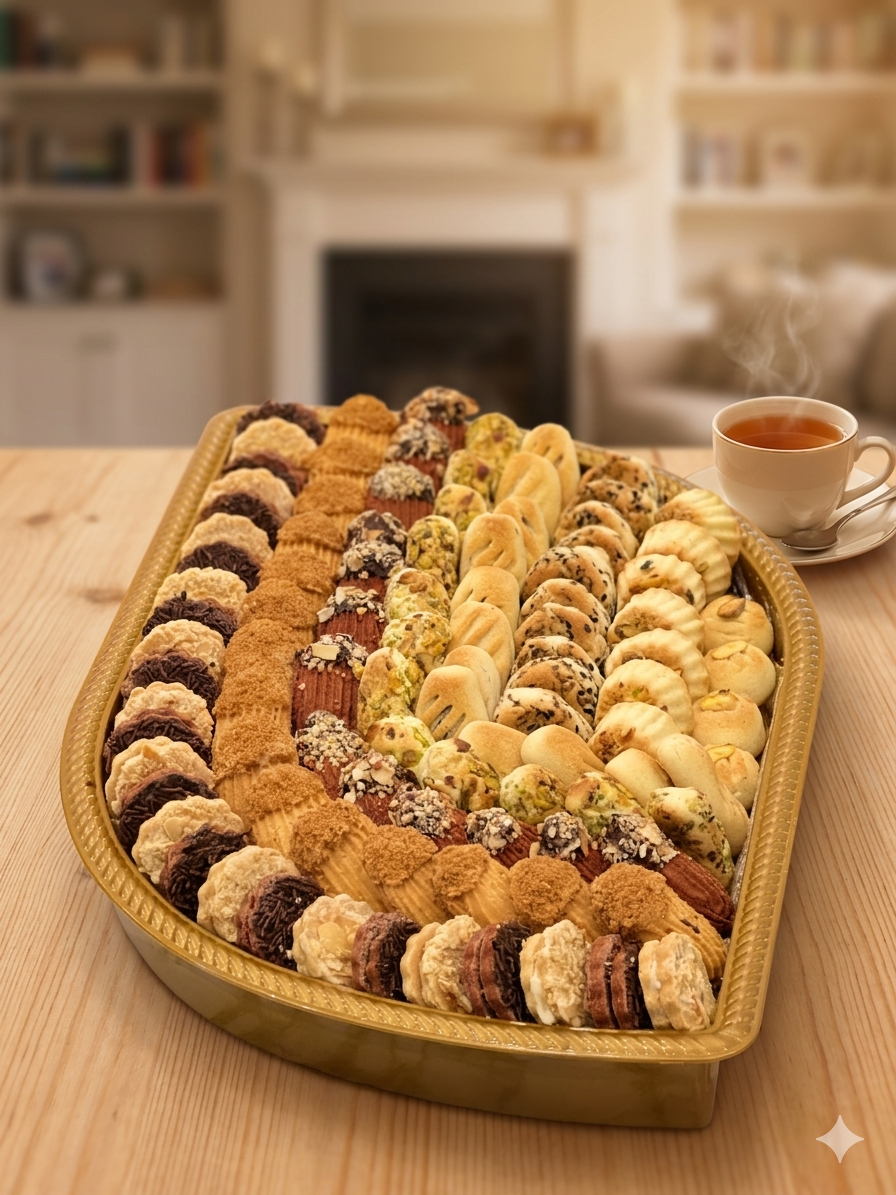 صحن دمعه معمول وبيتيفور مشكل حجم كبير 